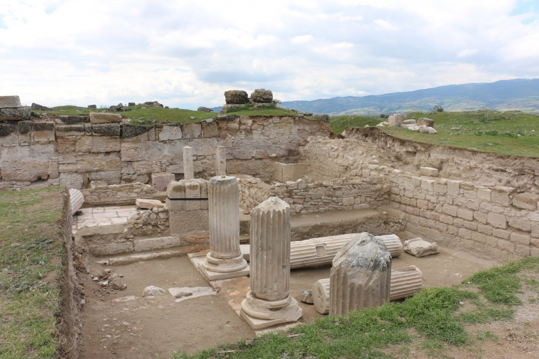 Denizli Tripolis antik kentinde 2 bin yıllık pazar yeri