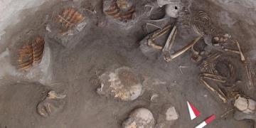 Kaplumbağalarla gömülmüş Asur mezarı bulundu