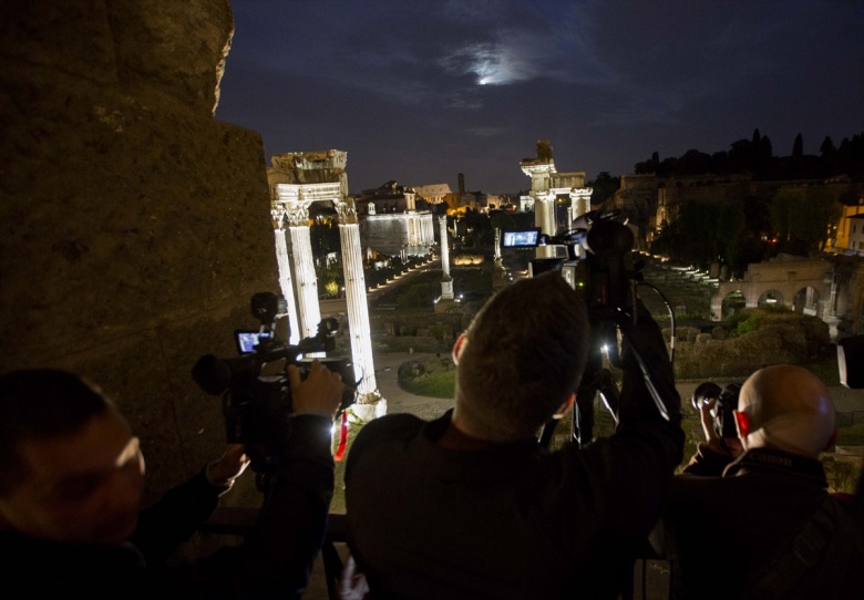 Roma Forumu gece