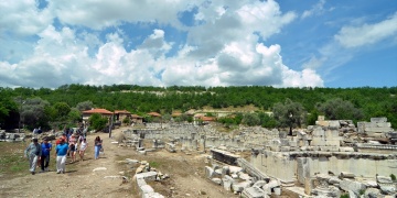Stratonikeia antik kentindeki Selçuklu Hamamı restore edildi