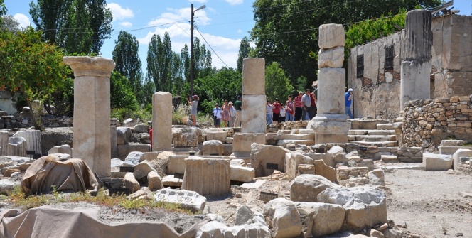 Stratonikeia antik kentinde zeytinyağı tadımı