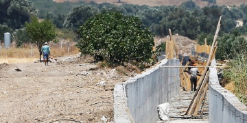 Sit alanına beton kanal yapıldı iddiası