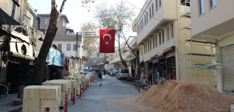 Kahramanmaraş Tarihi Demirciler Çarşısı'nda restorasyon