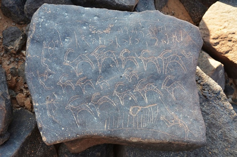 Ürdün'de bulunan Petroglifler