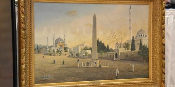 Guillaumetin Sultan Ahmet Meydanı tablosuna yüksek fiyat