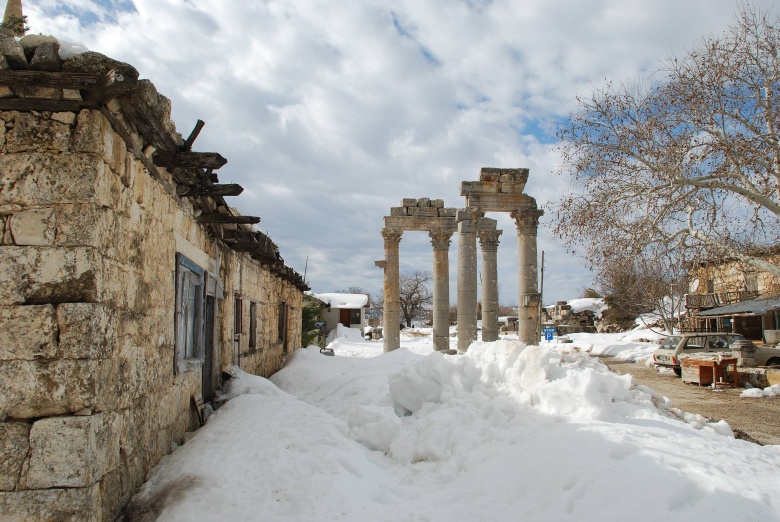 Uzuncaburç - Diocaesarea kışın bir başka güzel