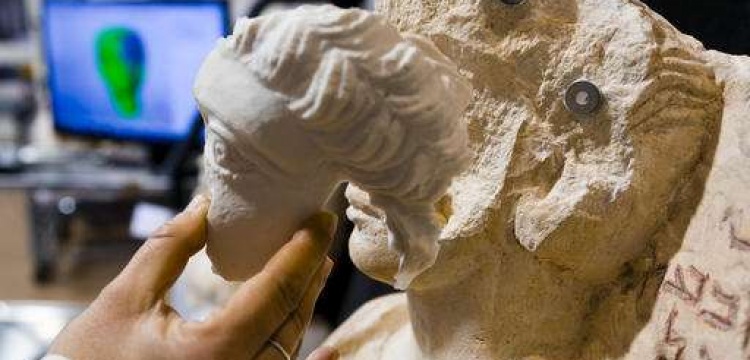 Palmira'da kırılan büstler 3D yazıcıyla onarıldı
