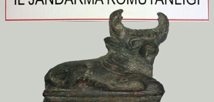 Yozgat'ta boğa figürlü adak heykeli yakalandı