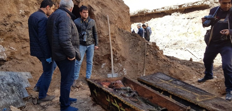 Ardahan'da gömülen Rus subayının iskeleti bulundu