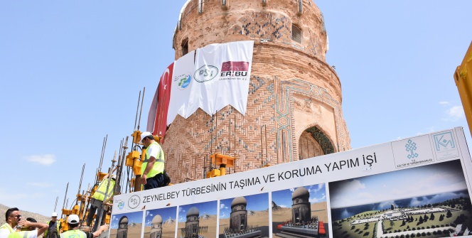 Zeynel Bey Türbesi yeni yerinde