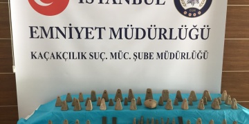 İstanbulda 124 tarihi eser yakalandı