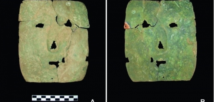 Arjantin’de 3 bin yıllık dikdörtgen bakır maske bulundu