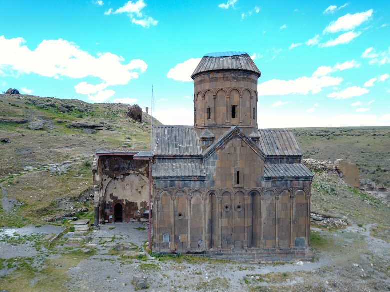 Kars'ın Ani Harabelerine havadan bakış