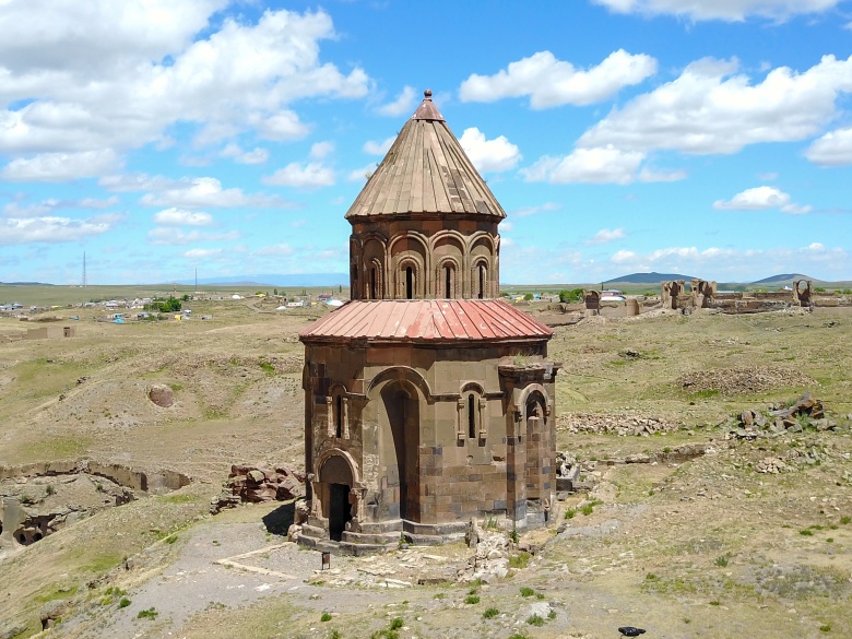 Kars'ın Ani Harabelerine havadan bakış