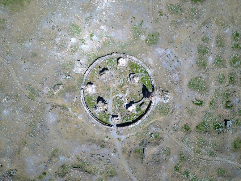 Kars'ın Ani Harabelerine havadan bakış