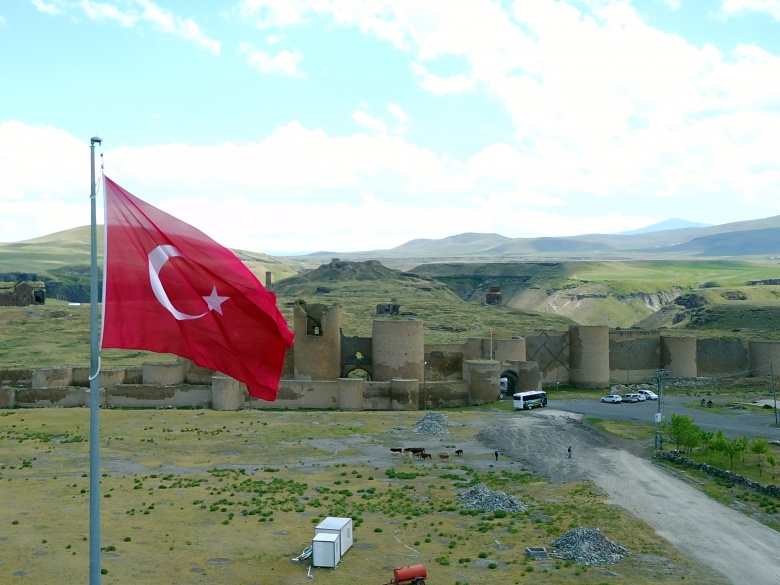 Kars'ın Ani Harabelerine havadan bakış