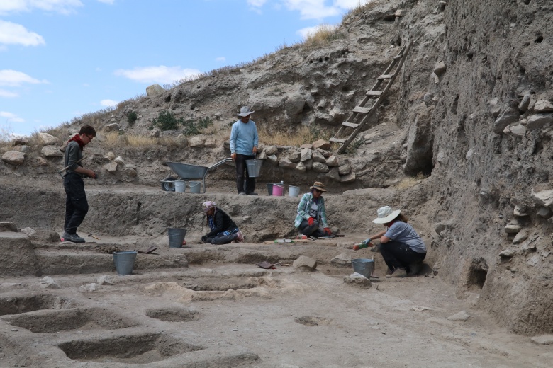 Çadır Höyük'te kazı aşırı hassasiyet istiyor