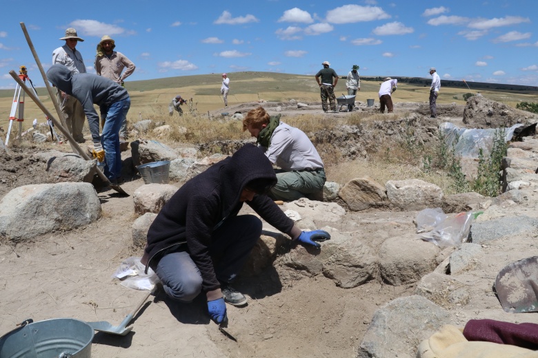 Çadır Höyük'te kazı aşırı hassasiyet istiyor