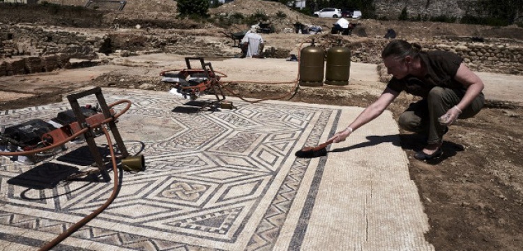 Bir Pompei de Fransa'da tesadüfen keşfedildi
