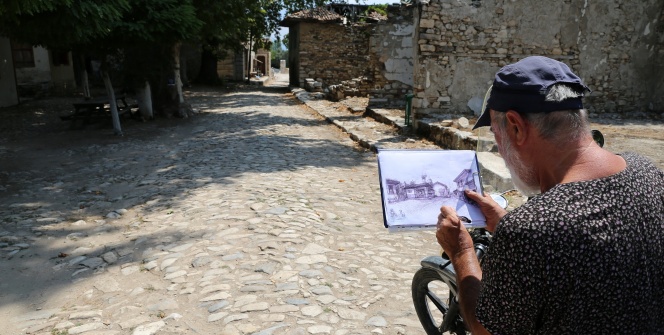 Stratonikeia arkeoloji kazılarına hayat veren ressam