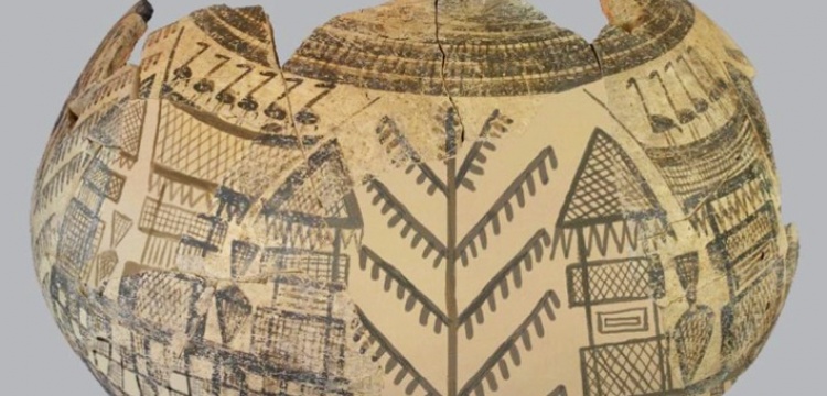 Domuztepe'de 7 bin yıllık hayat ağacı motifi bulundu