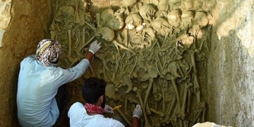 Arkeologlar Parionda 23 yetişkin 1 çocuk iskeleti buldu
