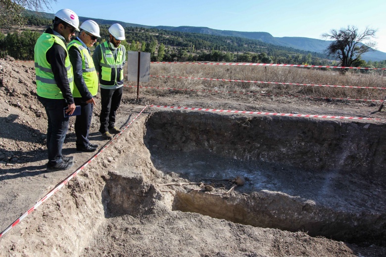TANAP Boru hattına Roma Mezarları bulundu