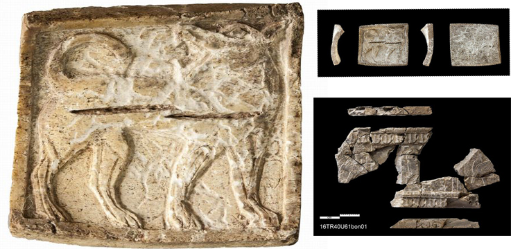 Kerkenes'te tahminen 3 bin yıllık kurt figürü bulundu