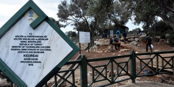 Kedrai antik kenti arkeoloji kazılarına mahkumlar katılıyor