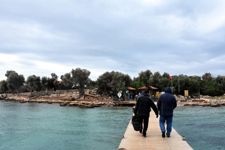 Sedir Adası Kedrai antik kentinde arkeoloji kazı çalışmaları