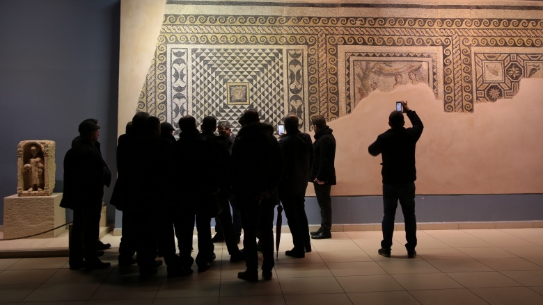 Zeugma Mozaik Müzesi'nin yıldızı Çingene Kızı