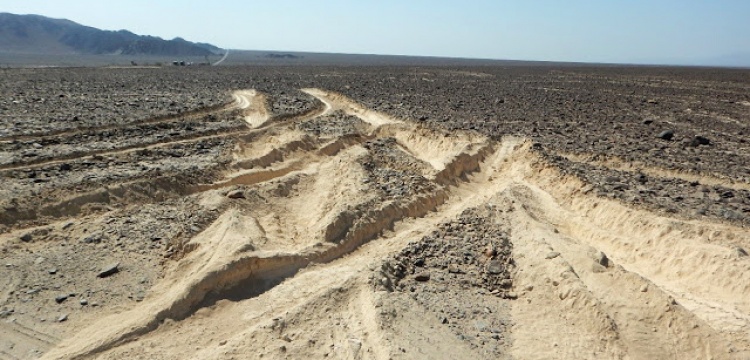 Antik Nazca Çizgilerine kamyonlu müdahale