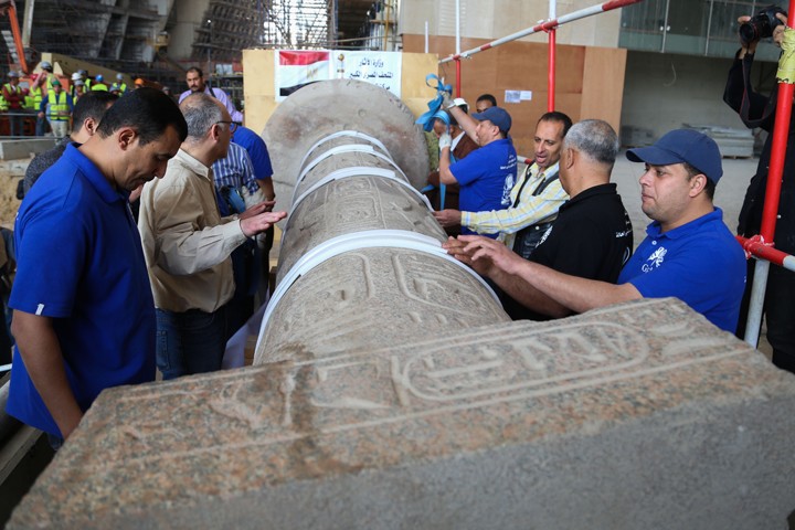 Merneptah sütunu Büyük Mısır Müzesi'ne taşındı