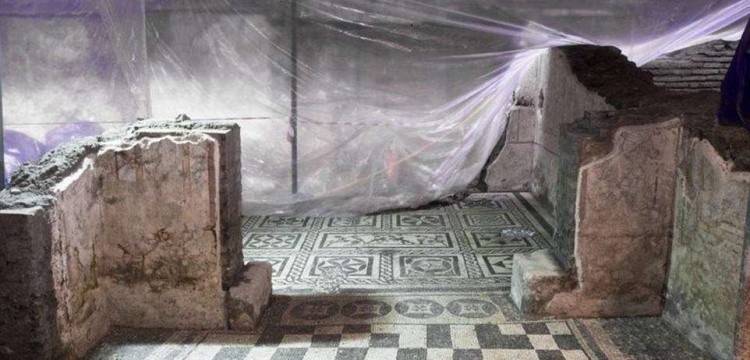 Roma metrosundaki arkeoloji kazısında 'saray yavrusu' bulundu