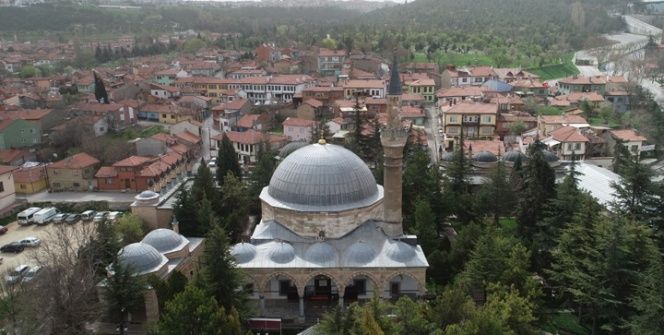 Eskişehir ve Kurşunlu Külliyesine havadan bakış