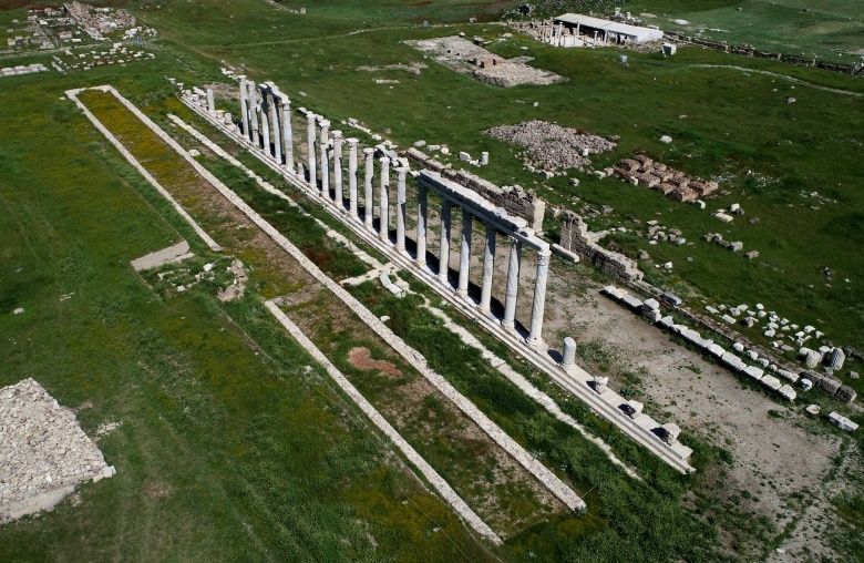 Laodikya Antik Kentine havadan bakış