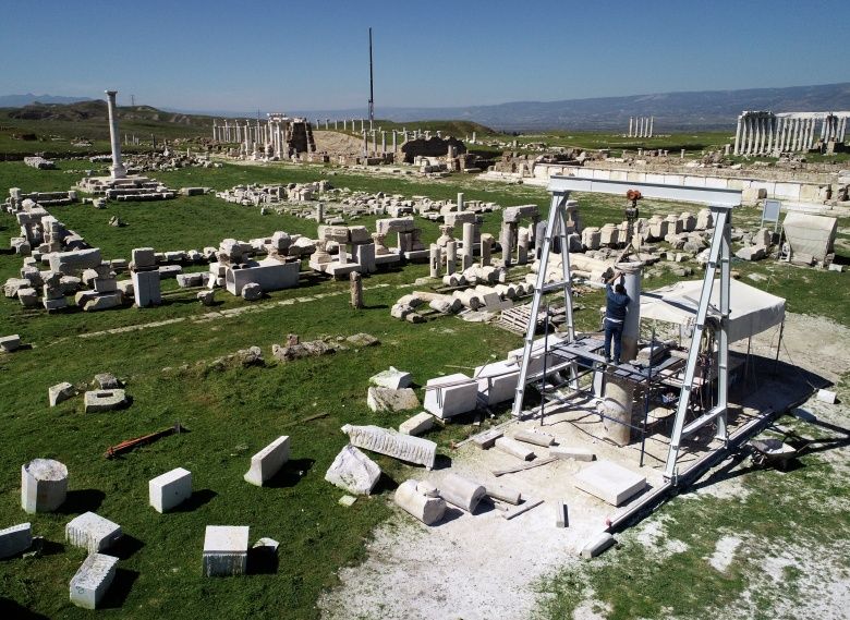 Laodikya Antik Kentine havadan bakış