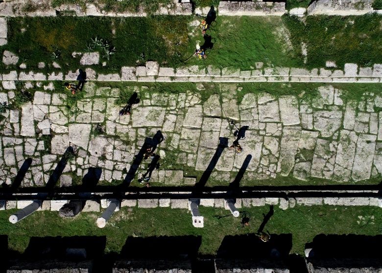 Laodikya Antik Kentine havadan bakış