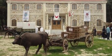 Çanakkale Savaşlarındaki Sahra Hastanesinden manzaralar