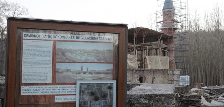 Kırklareli'ndeki Fatih Dökümhanesi'nin camisi restore ediliyor