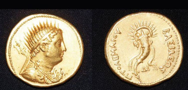Arkeologlar Mısır Kralı III. Ptolemy'nin altın parasını buldu