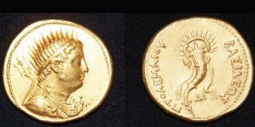 Arkeologlar Mısır Kralı III. Ptolemynin altın parasını buldu