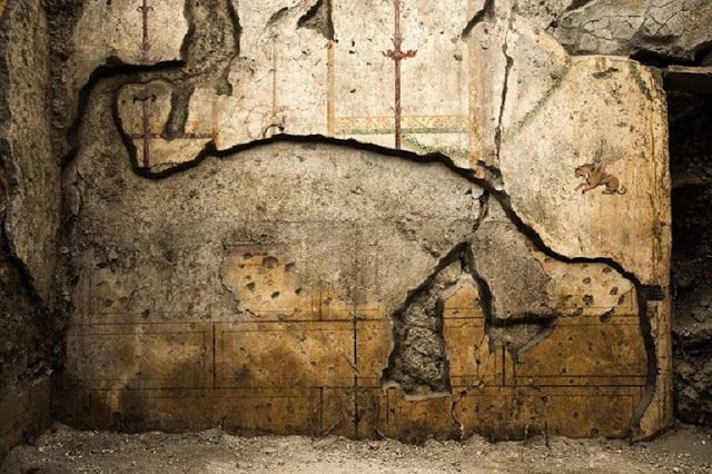 Pompeii'de bulunan yeni duvar freskleri