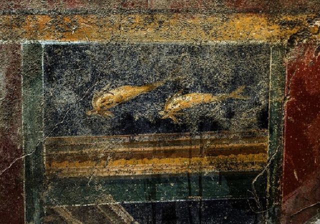 Pompeii'de bulunan yeni duvar freskleri