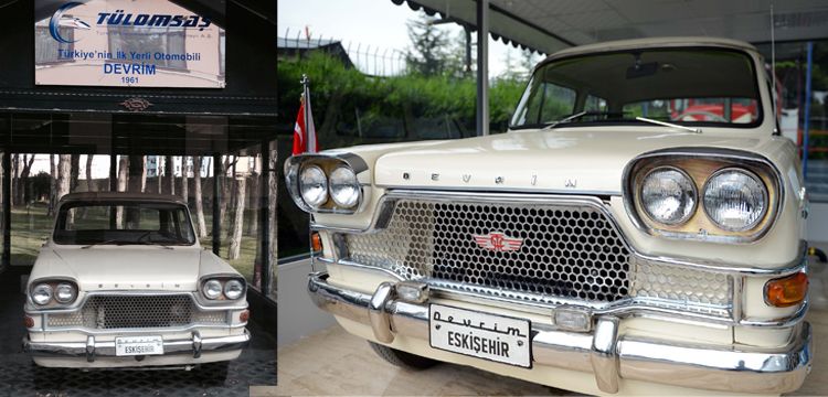 Türkiye'nin ilk yerli otomobili Devrim müzede ilgi görüyor