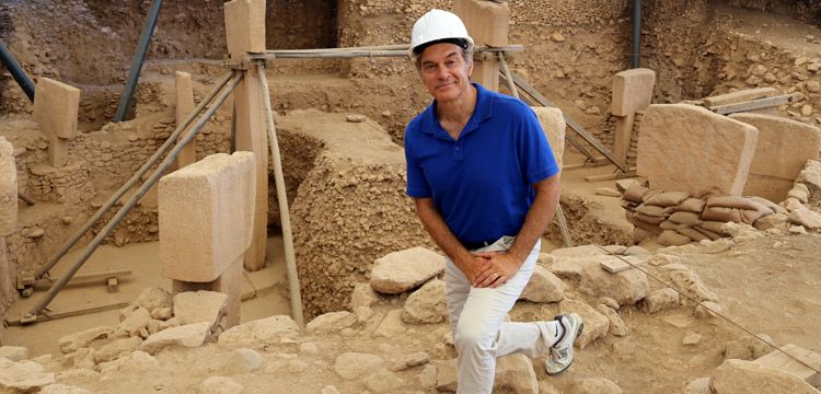 Lee Clare ile Bahattin Çelik Mehmet Öz'e Göbeklitepe'yi anlattı