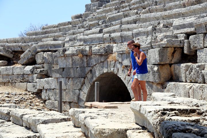 Kaunos Antik Kentinin tarihi güzellikleri