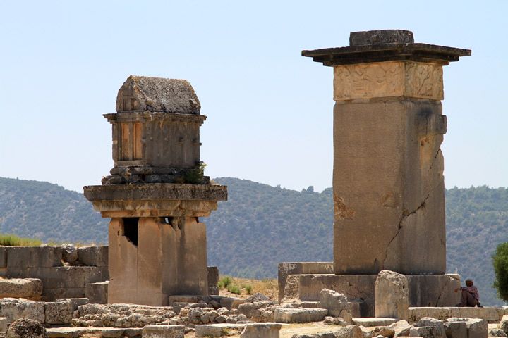 Hüzünlü destan diyarı Xanthos Antik Kenti