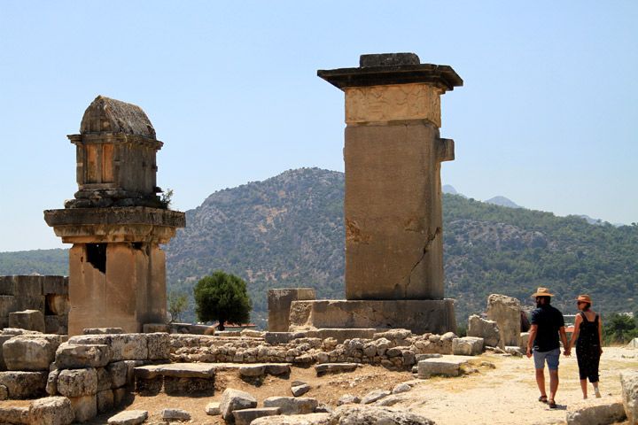 Hüzünlü destan diyarı Xanthos Antik Kenti