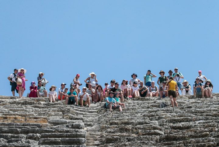 Hierapolis Antik Kenti'nin beyaz cenneti ve cehennem kapısı